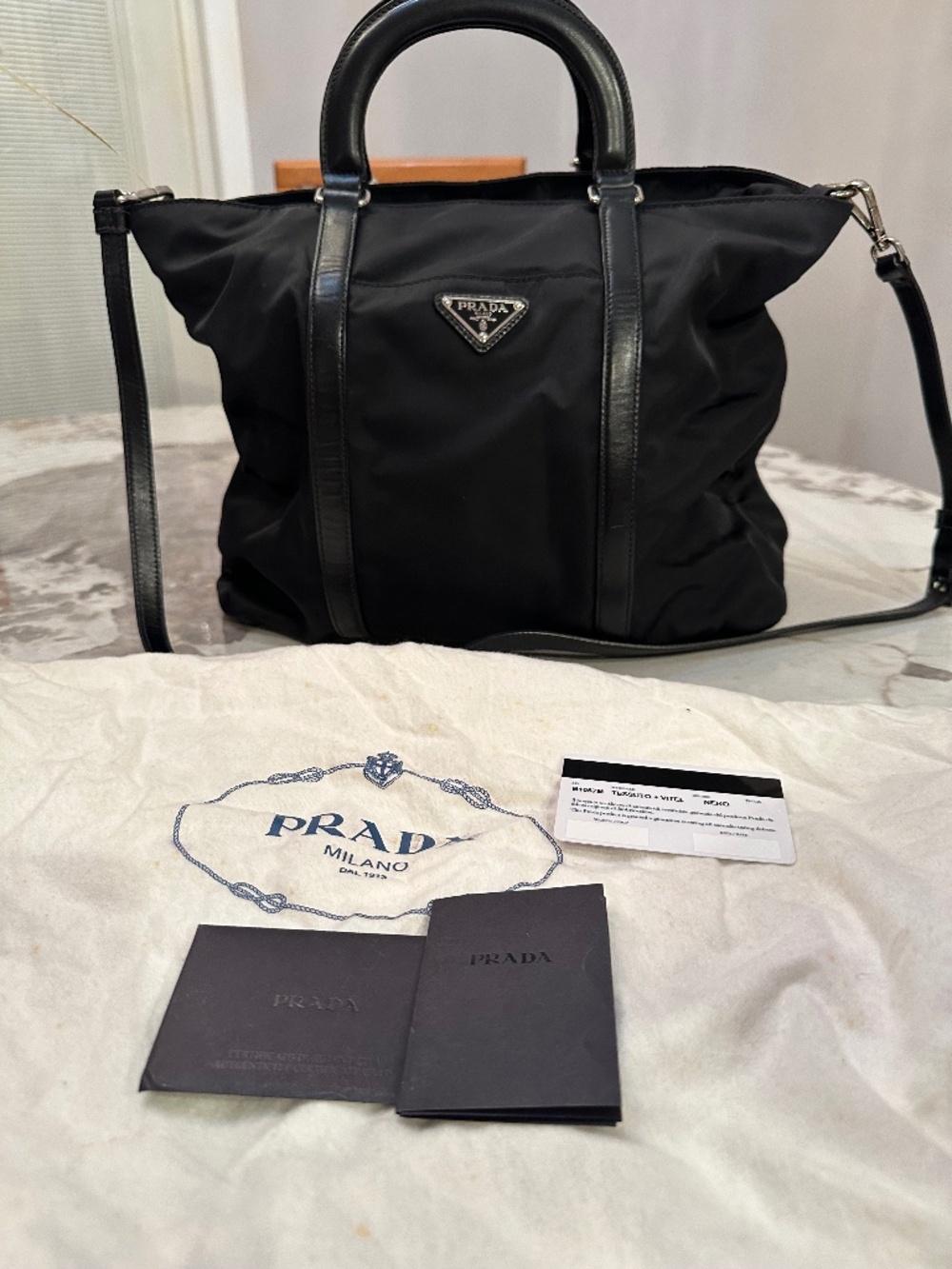 Black Nylon Prada Crossbody